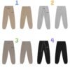 ESSENTIALS FOG small logo letter brushed embossed plush sports pants casual trousers