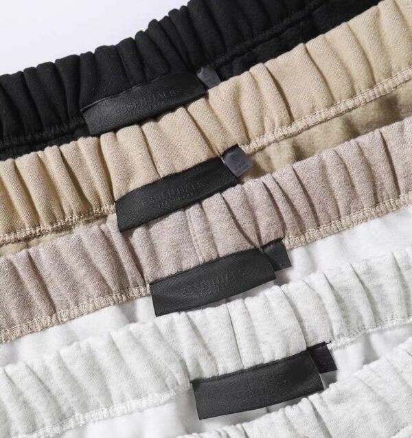ESSENTIALS FOG small logo letter brushed embossed plush sports pants casual trousers