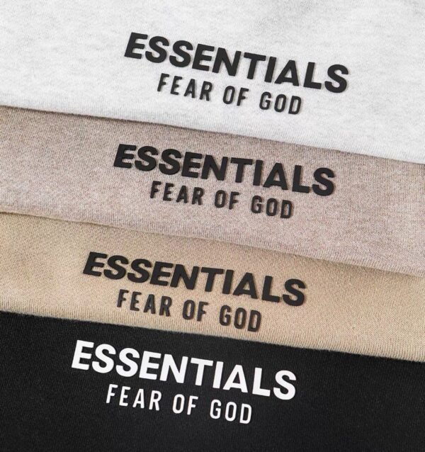 ESSENTIALS FOG small logo letter brushed embossed plush sports pants casual trousers