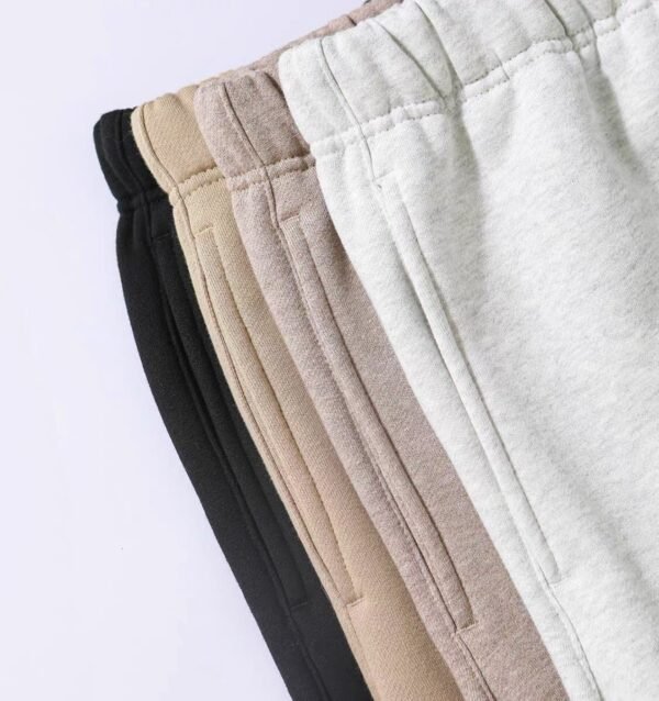 ESSENTIALS FOG small logo letter brushed embossed plush sports pants casual trousers