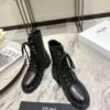 Celine latest autumn and winter catwalk Martin shoes, high-end leather material