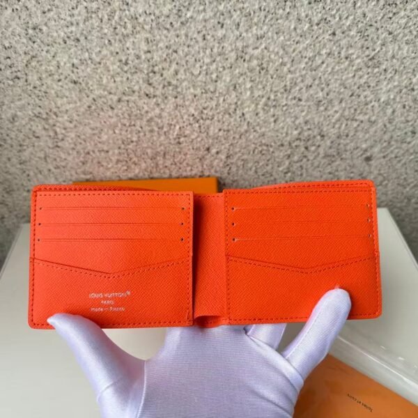 Louis Vuitton Colored Monogram Card Holder Canvas Athlete Pattern Print Card Holder Size: 11.1x1x7.5cm