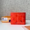 Louis Vuitton Colored Monogram Card Holder Canvas Athlete Pattern Print Card Holder Size: 11.1x1x7.5cm