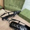 GUCCI crystal lace mesh high heels 4.5cm high