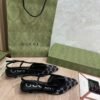 GUCCI crystal lace mesh high heels 4.5cm high