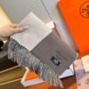 Hermes high-quality women’s color-blocked scarf 180*30cm