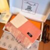 Hermes high-quality women’s color-blocked scarf 180*30cm
