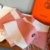 Hermes high-quality women’s color-blocked scarf 180*30cm