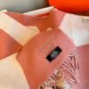 Hermes high-quality women’s color-blocked scarf 180*30cm