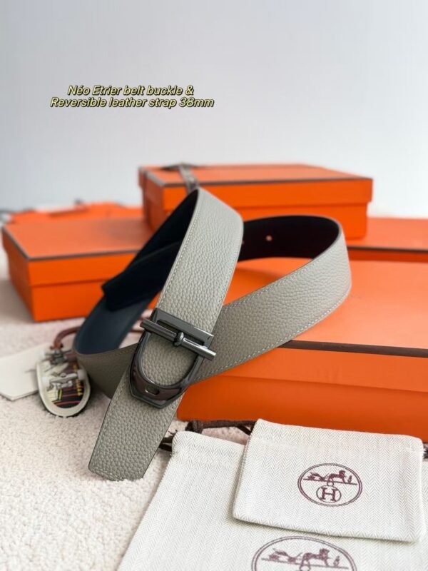 Hermes original leather belt 3.8cm