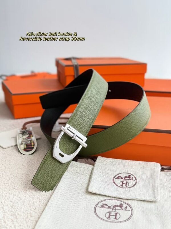 Hermes original leather belt 3.8cm