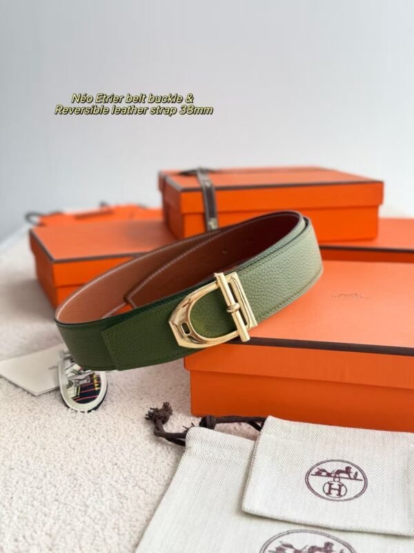 Hermes original leather belt 3.8cm