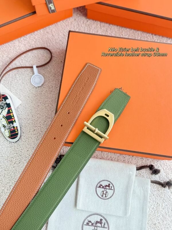 Hermes original leather belt 3.8cm