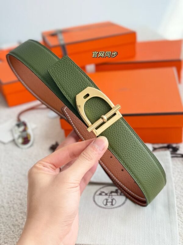 Hermes original leather belt 3.8cm