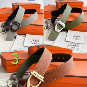 Hermes original leather belt 3.8cm