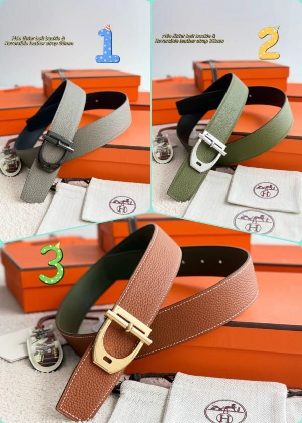 Hermes original leather belt 3.8cm