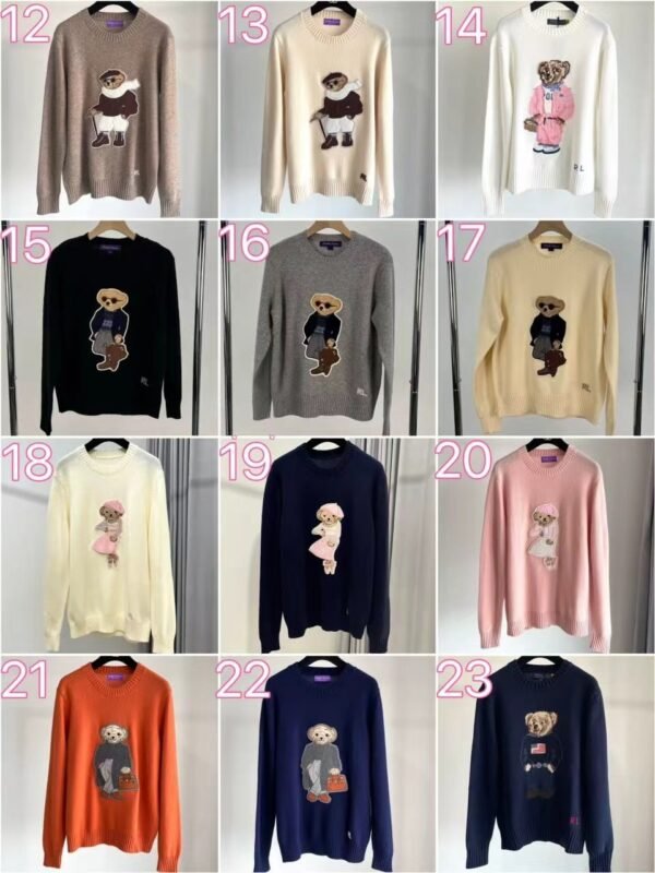 Ralph Lauren knitted sweater original bear sweater