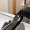 YSL Latest wrinkled pointed-toe high-heeled boots made of genuine leather