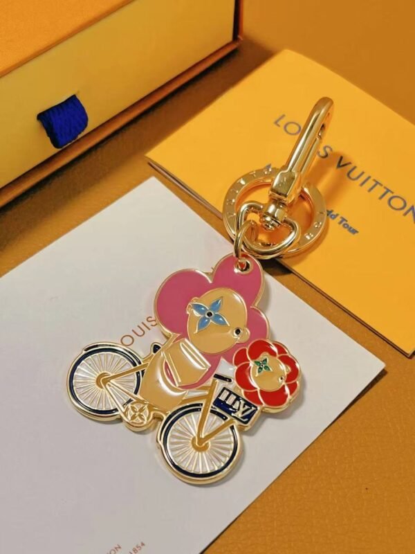 Louis Vuitton keychain leather bag pendant