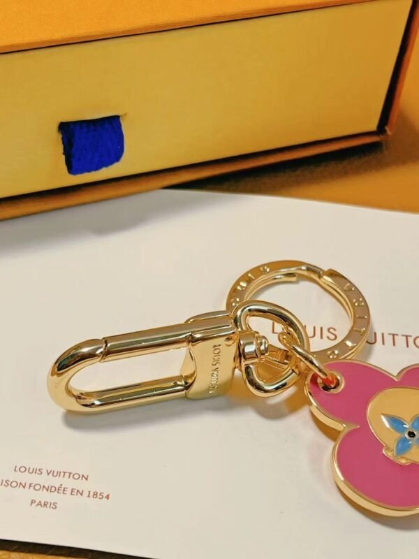 Louis Vuitton keychain leather bag pendant