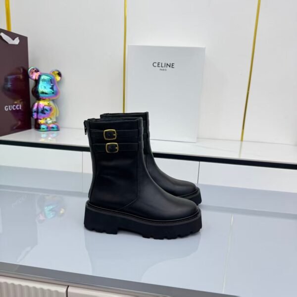 Celine genuine leather short boots