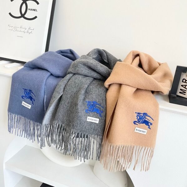 Burberry cashmere scarf, premium version, size 32x180cm