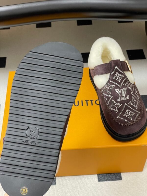 Louis Vuitton COLORADO COMFORT Mary Jane Wool Loafers