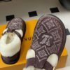 Louis Vuitton COLORADO COMFORT Mary Jane Wool Loafers