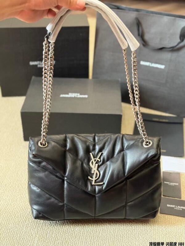 SAINT LAURENT Women Shoulder Bag Handbag 28×20cm