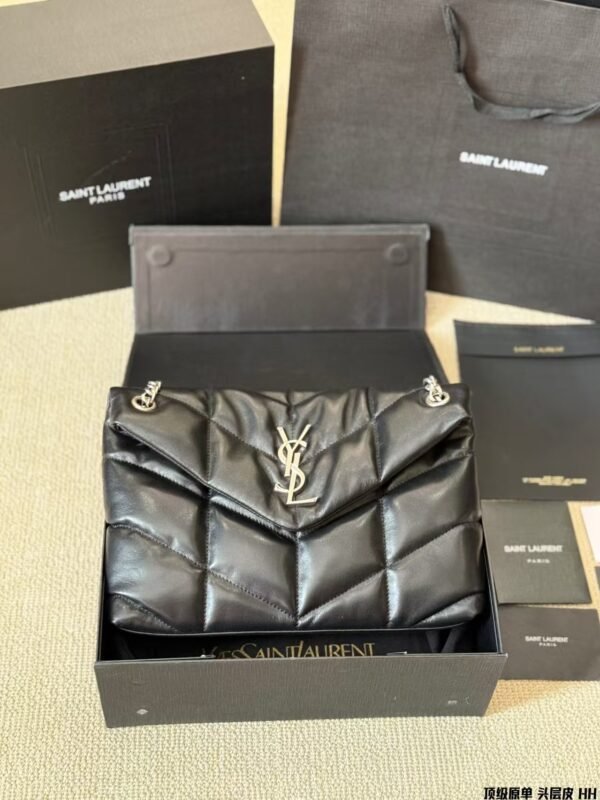SAINT LAURENT Women Shoulder Bag Handbag 28×20cm