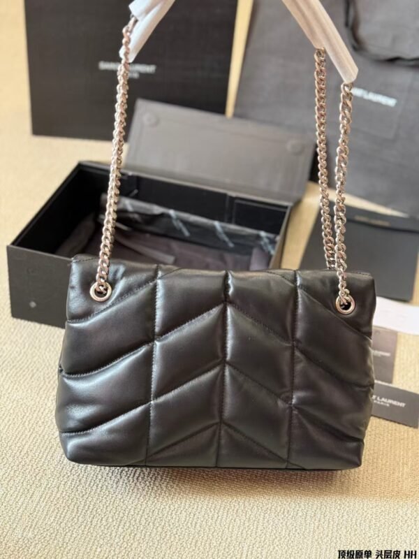 SAINT LAURENT Women Shoulder Bag Handbag 28×20cm