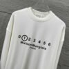 Maison Margiela round-neck knitted long-sleeved sweatshirt