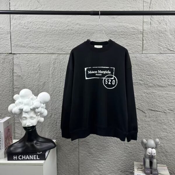 Maison Margiela 520 Couple round-neck knitted long-sleeved sweatshirt