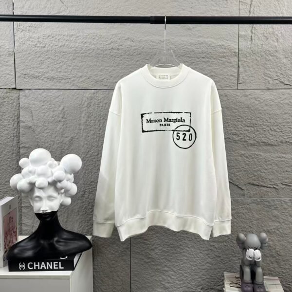Maison Margiela 520 Couple round-neck knitted long-sleeved sweatshirt