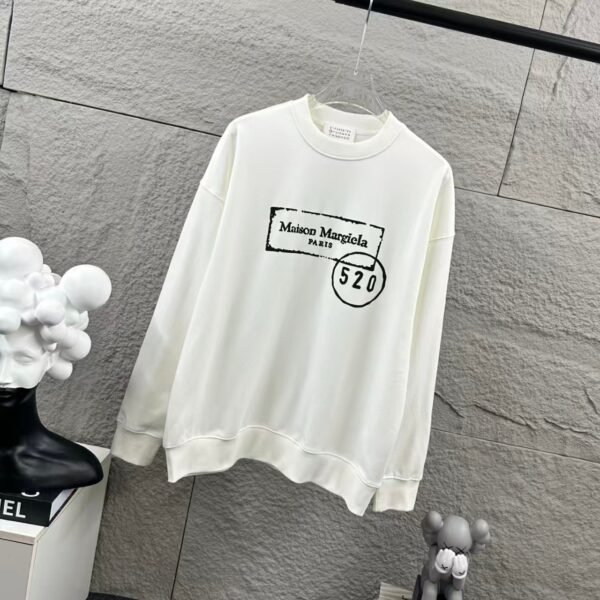 Maison Margiela 520 Couple round-neck knitted long-sleeved sweatshirt