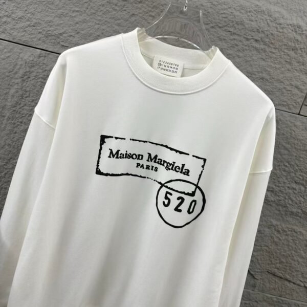 Maison Margiela 520 Couple round-neck knitted long-sleeved sweatshirt