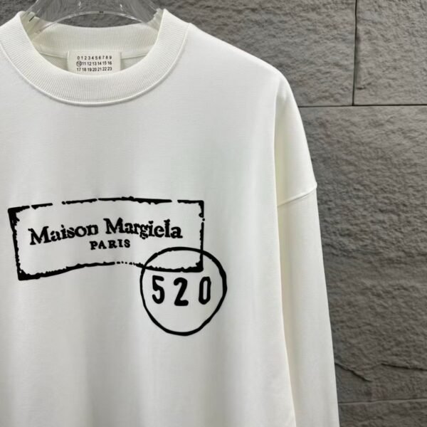 Maison Margiela 520 Couple round-neck knitted long-sleeved sweatshirt