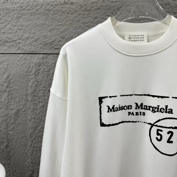 Maison Margiela 520 Couple round-neck knitted long-sleeved sweatshirt