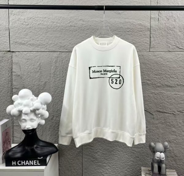 Maison Margiela 520 Couple round-neck knitted long-sleeved sweatshirt