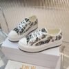 Dior Walk’n series butterfly embroidered thick-soled casual sneakers, heel height 4.5cm
