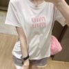 miumiu 2025 summer new embroidered T-shirt