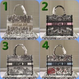 未命名-2-1.jpg Dior book tote embroidered shopping bag, three 36cm